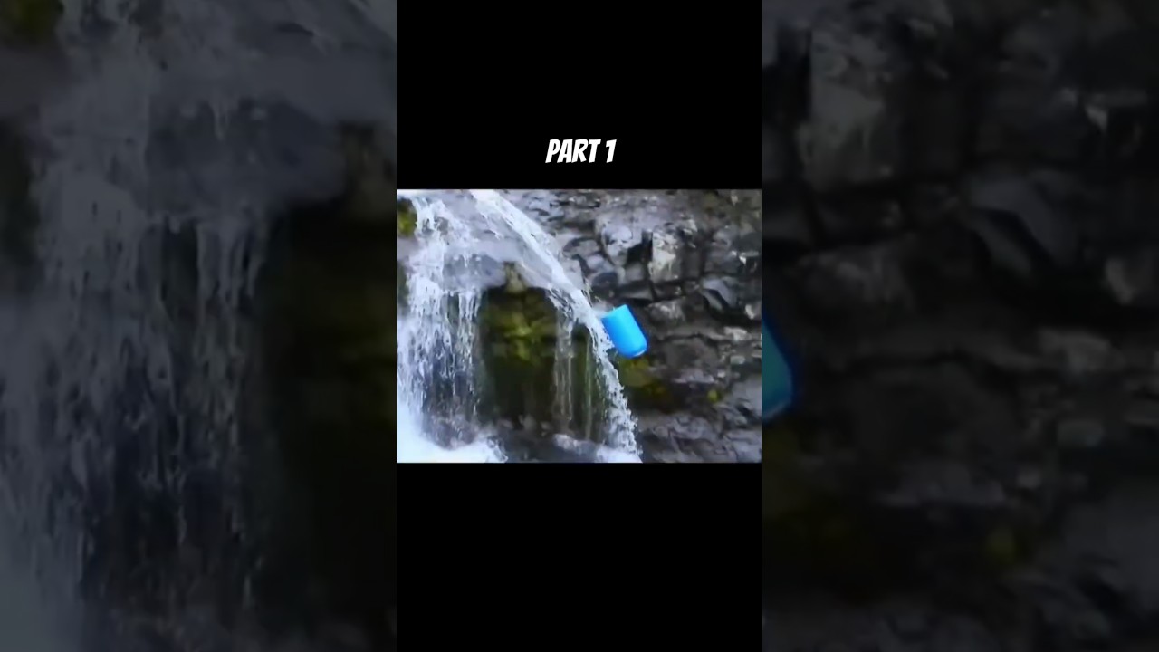Ryan Dunn goes down Icelandic Waterfall in Barrel- Part 1 #shorts #vivalabam #stunt #waterfall