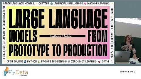 Ines Montani (spaCy) - Large Language Models from Prototype to Production [PyData Südwest]