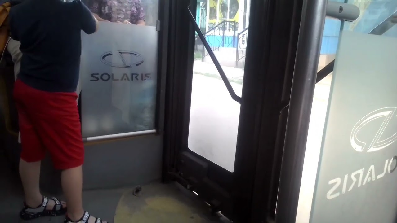 Небольшая поездка на автобусе Solaris Urbino 18 (марш. 1)