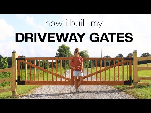 How To Build A Driveway Gate Designs