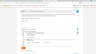 CSC 110 AB - Challenge Activity 5.15.1 Solution