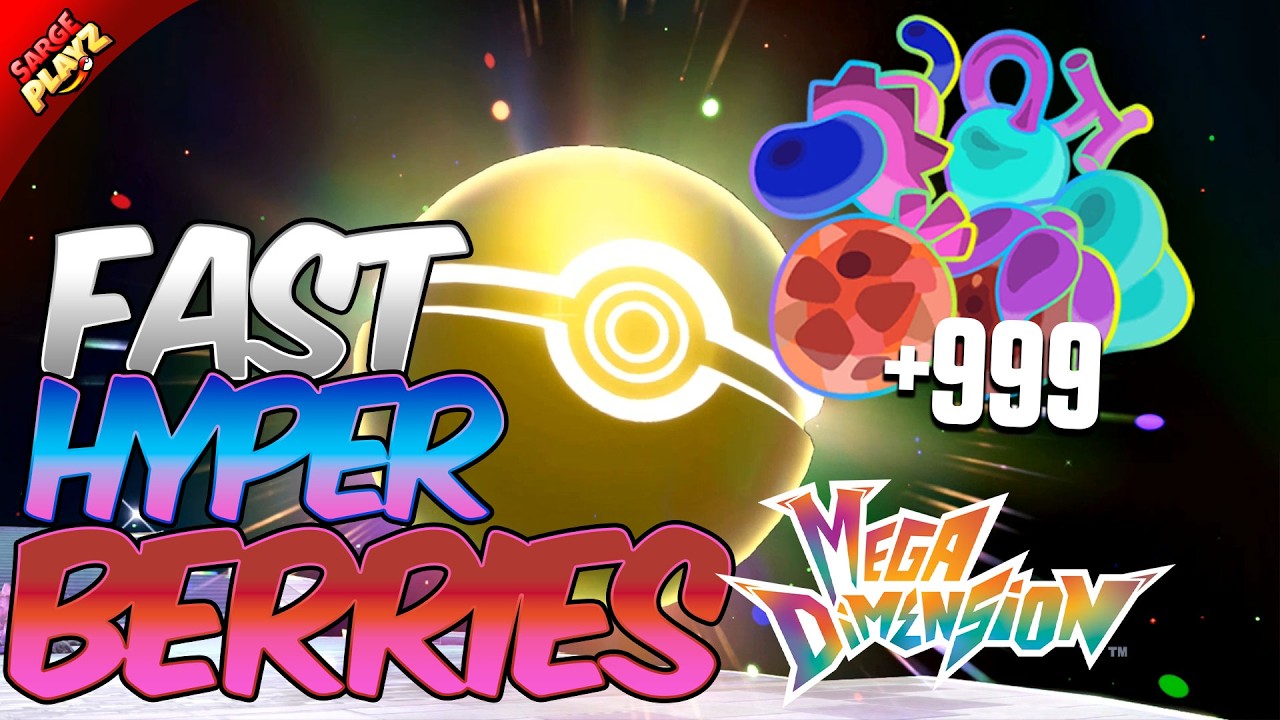Самый быстрый способ добыть гиперягоды в DLC Mega Dimensions для Pokemon Legends Z-A.