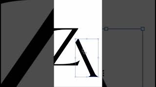 Designing a logo with letters A & Z! For this logo, I took a traditional font and modernized it.