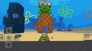 Visiting the Spongebob BIKINI BOTTOM in Minecraft PE screenshot 5