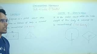 Engineering mechanics. (difference between centroid and centre of gravity)