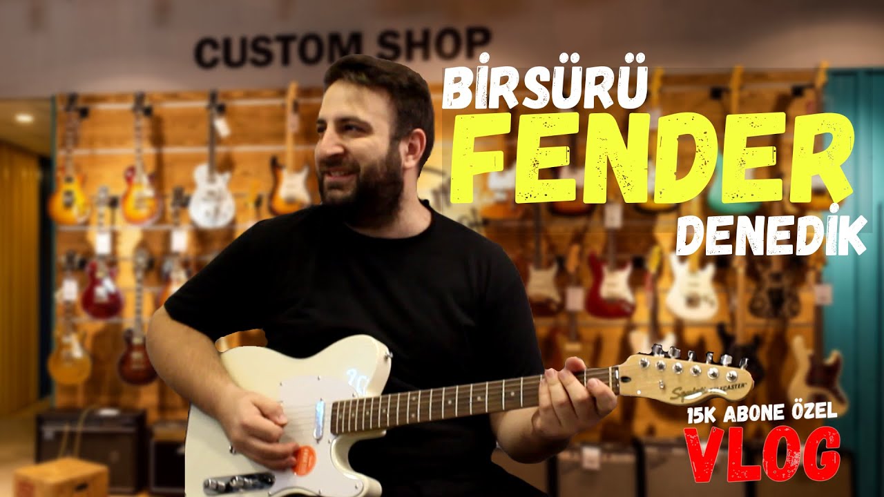 Zuhal Müzik Turu Vlog - Fender Deneme Günü !