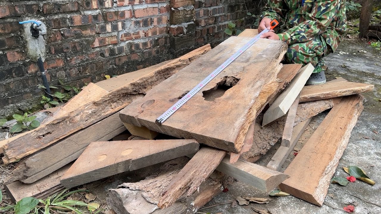 Very few people know this secret! Let's watch unique woodworking skills of a 60-year-old carpenter.