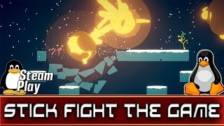 Stick Fight The Game | Linux Gaming | Ubuntu 19.04 | Steam Play screenshot 2