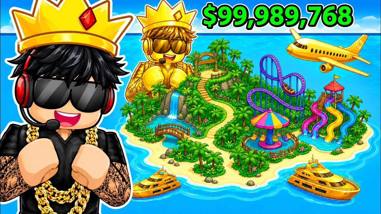 I Built My DREAM ISLAND in Roblox 🌴🔥 Insane Build! - YouTube