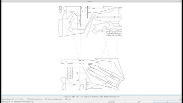 Laser Cutting an RCPowers F18 V5 (simulation)
