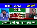CDSL share latest news today analysis, CDSL share latest news target tomorrow BUY OR NOT ?
