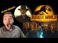 JURASSIC WORLD DOMINION TRAILER REACTION!!! ALAN GRANT AND IAN MALCOLM ARE BACK!