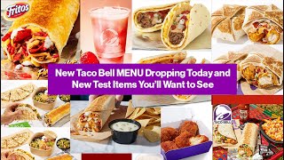 New Taco Bell Menu Dropping Today w/ Flamin' Hot Burrito, Nacho Fries, and AMAZING New Test Items