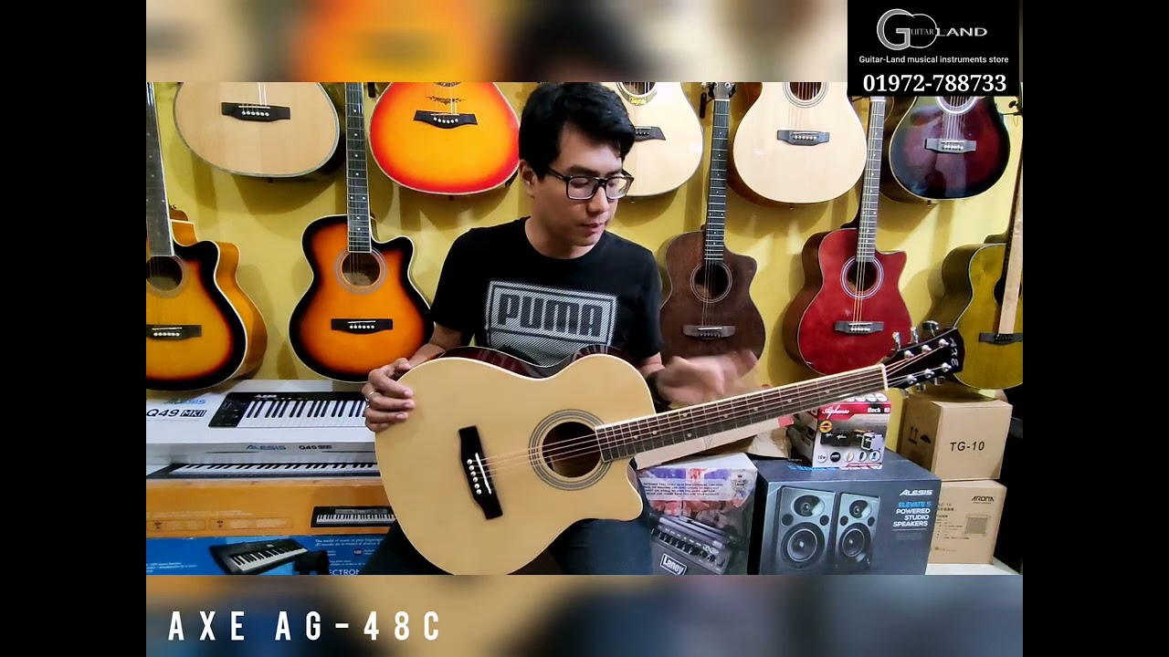 AXE ag-48c guitar review and sound check