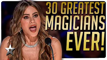 30 Greatest Magicians EVER on America's Got Talent!