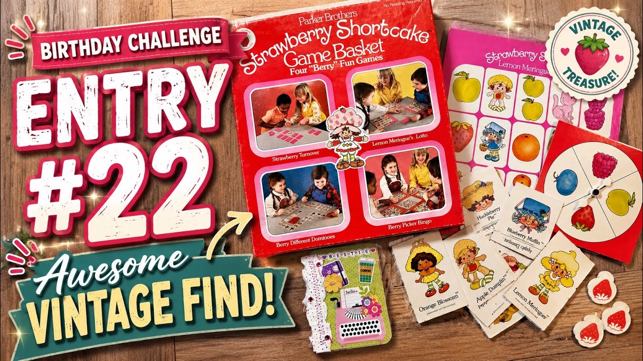 🍓 I recieved a Vintage Strawberry Shortcake Treasure! | Birthday