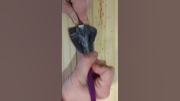 Grey thread cutting #asmr #visuallysatisfying #oddlysatisfying #visualasmr #threadcutting