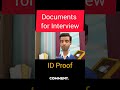 Documents for Interview #upgradingway #accountant #interview #interviewtips #youtube #shorts