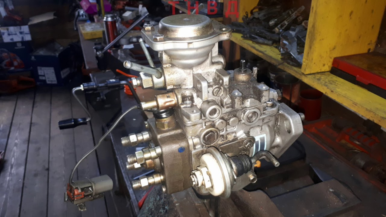 Замена уплотнений ТНВД. Двигатель TD27t - YouTube