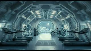 Workout in a cool gym on a snowy planet - Frozen Planet Gym (1hr EDM 123BPM Workout)