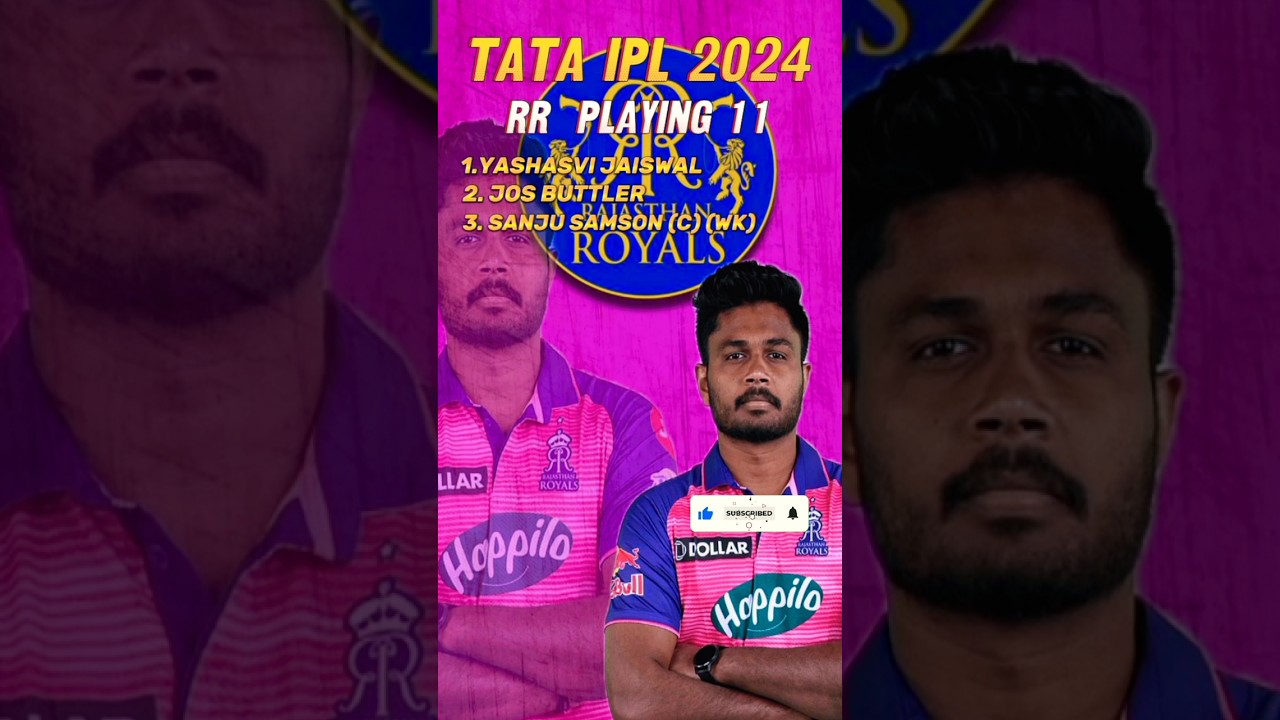 IPL 2024 Rajasthan Royal Final Playing 11 | RR Playing 11 2024 | RR Team Line-up 2024