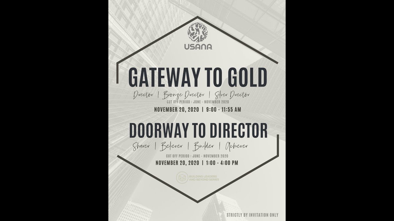 USANA Training: Doorway to Director