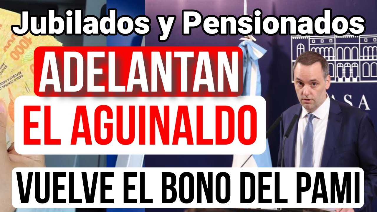 Anses 📆Fechas de Pago del MEDIO AGUINALDO Para los Jubilados y PNC ...