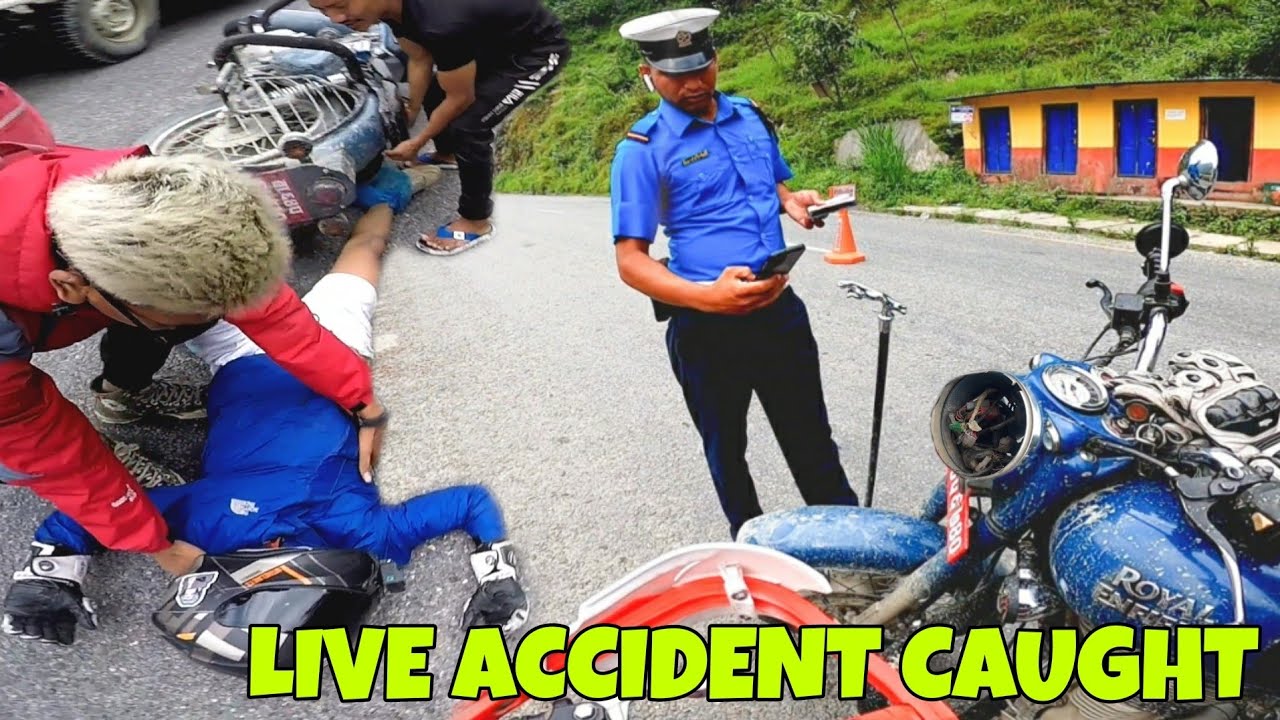 Dangerous Bike Accident Caught By Traffic | Near to Death 🥵 | Bullet 350
