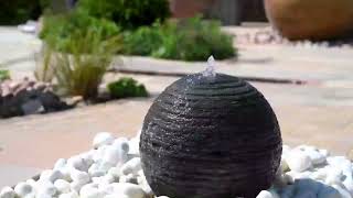 Belmont Slate Sphere Water Feature