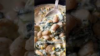 Creamy Butter Beans in Florentine Sauce