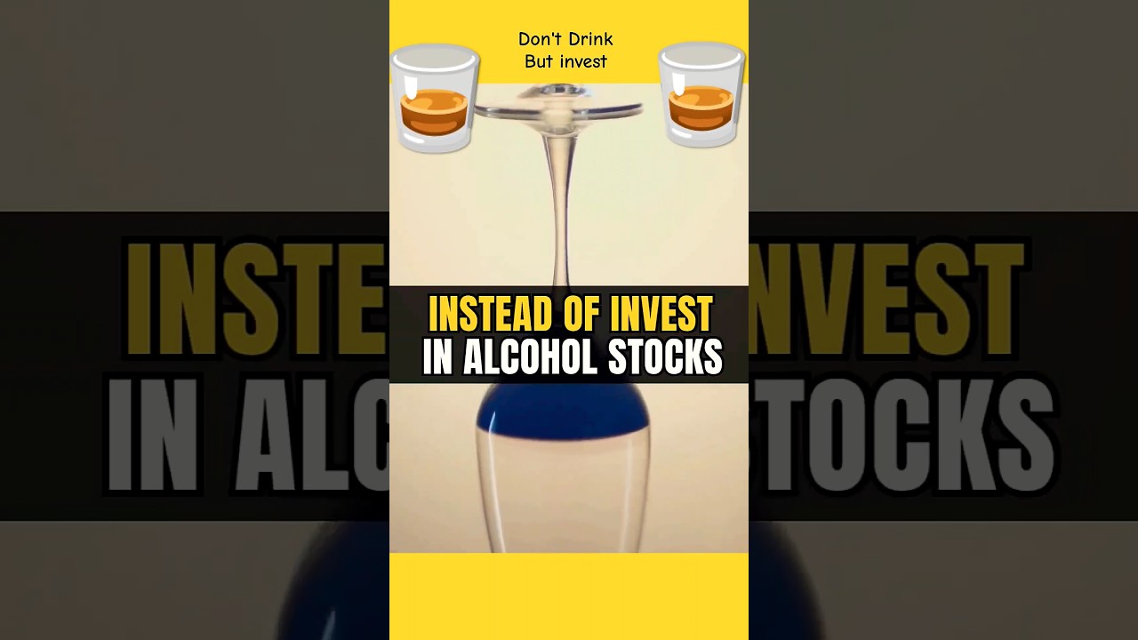 Don't Drink Alcohol but invest in alcohol companies 🫠 🥃🥃 #stockmarket #stocks
