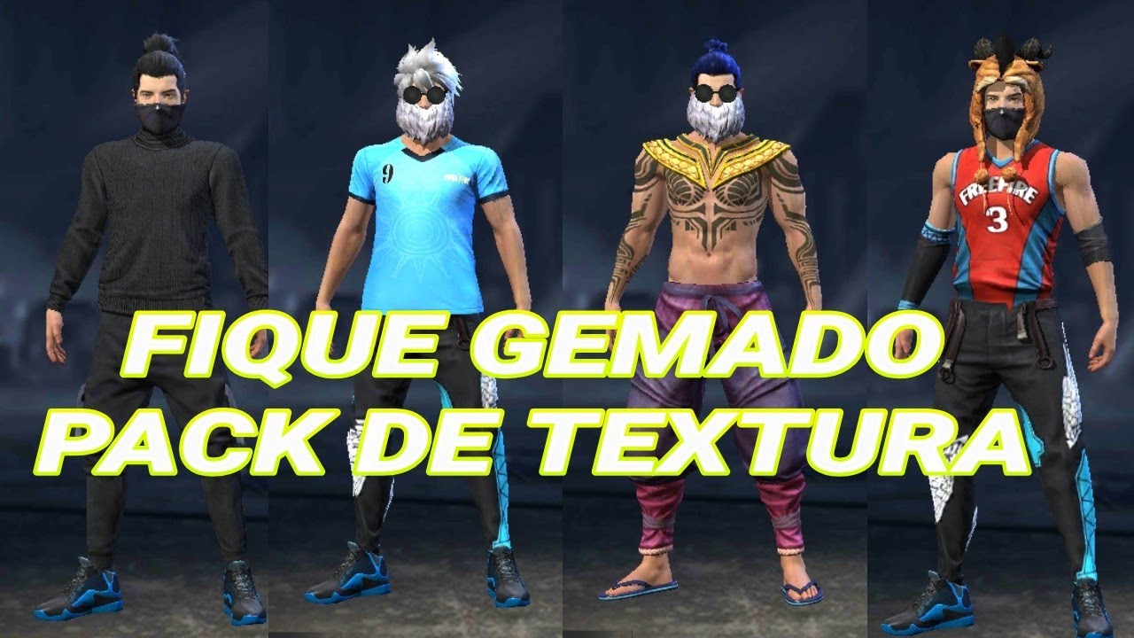 BEST DATA CONFIG SKIN FREE FIRE - MELHOR PACK DE TEXTURA 3D - PACK DE