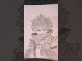 Drawing art of deku❤️😵💫 #art #drawing #anime #lifeisbutadream