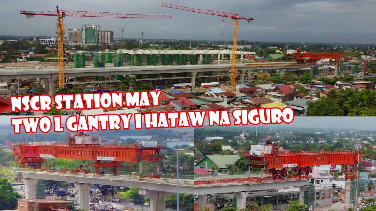 nscr project hahataw na yata 2 l gantry sa station / pnr nscr update