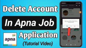 How to Delete Account in Apna Job App || Apna Job App par apna Profile kese delete kare