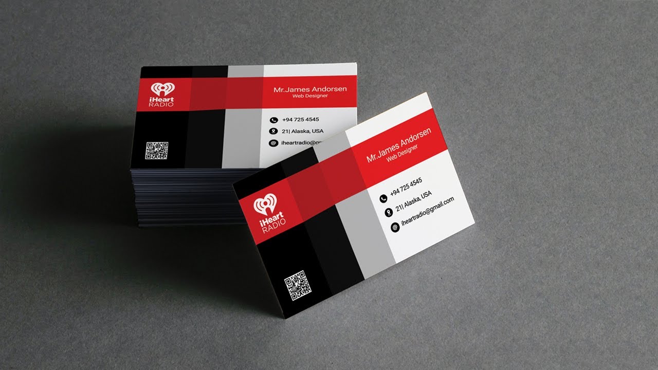 Simple One Side Business Card Design | Business card | Speed Design Business Card | Design Place