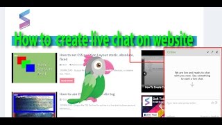 How to Create live chat on  blogger page | plugin | widget screenshot 3