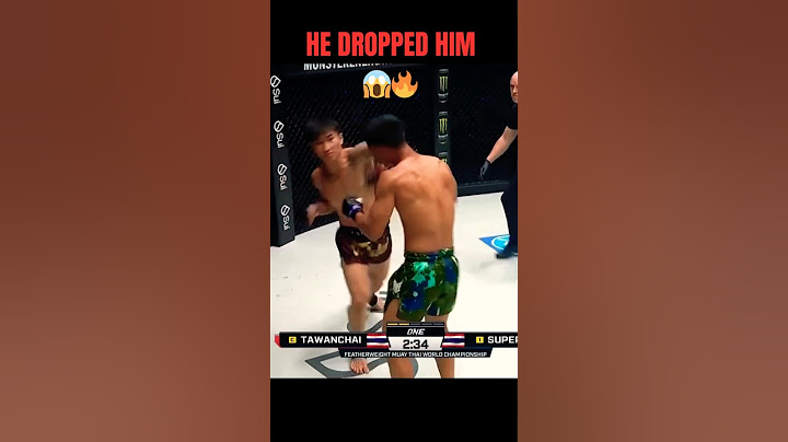 HE DROPPED HIM 💥 | Tawanchai vs Superbon