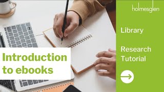 Introduction to ebooks