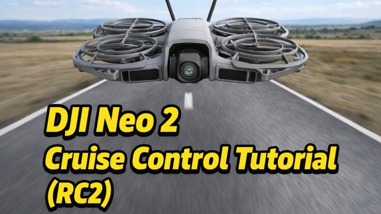 DJI Neo 2 Cruise Control Tutorial RC2 – One Button Setup & Real World Tests 