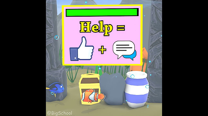 Choose The Item That Can Cover For Nemo To Escape The Shark 👍️