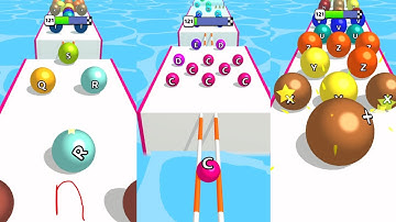 A-Z Run all levels gameplay || mobile games ios  level ( 121 | 130 ) #gameplay