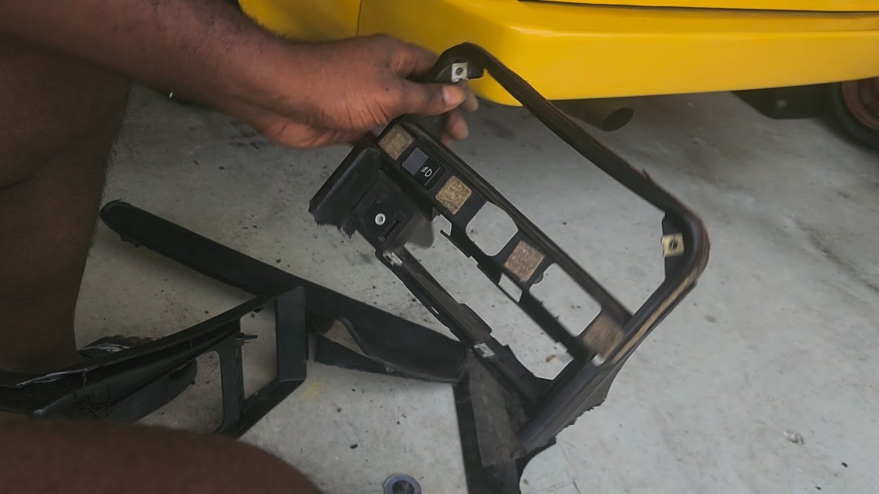 Early Porsche 944 Center Console Delete Easier Than Expected Tons 