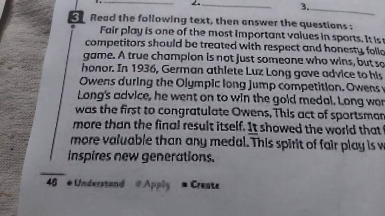 تمرينات للصف الثالث الاعدادى 