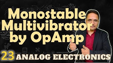 Monostable Multivibrator using OpAmp (Basics, Circuit, Working, Waveforms & Derivation) Explained
