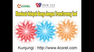 Membuat Kelopak bunga dengan Transperancy Tools CorelDrawx7 screenshot 1