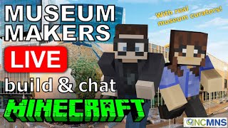 🔴 Museum Makers LIVE!  [ Minecraft Build & Chat ]  Ep21: Whales!