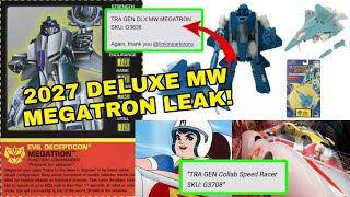 LEAKED LISTINGS! 2027 Machine Wars Deluxe Megatron & Collab Speed Racer Transformer!