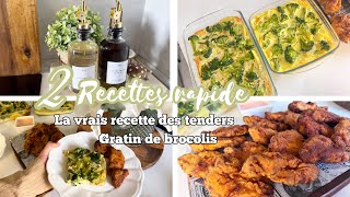 Routine de maman 2 recettes rapide et délicieuse