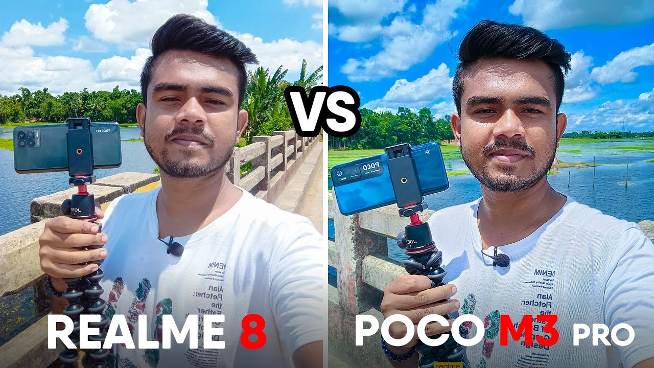 POCO M3 Pro VS Realme 8 CAMERA TEST 😱 64MP vs 48 MP!